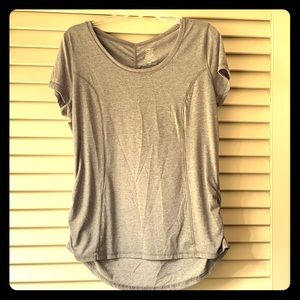 Athletic Works Heather Gray Grey Ruched XL Top